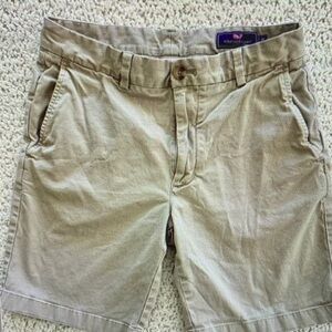 Vineyard Vines Men’s 9” Stretch Breaker Shorts in Khaki
